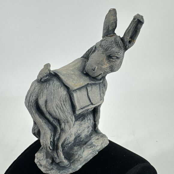 Donkey Frog Sculpture Figurine Mt St Helens Volcanic Ash VTG 4”T 2.85” L Seattle - Picture 2 of 9